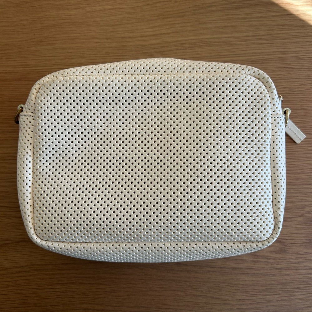 Clare v midi cream perf crossbody - EUC